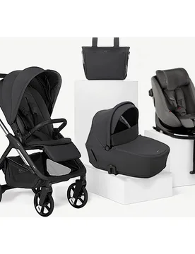 Trío keep 2 gris + capazo Sleep + silla auto Kombifix negro - Jané - FashionsVida