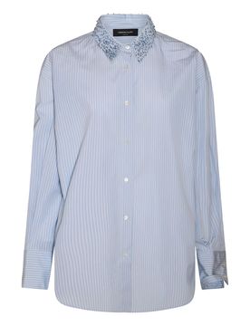 Camicia in cotone azzurro