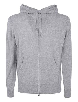 Felpa con cappuccio e zip