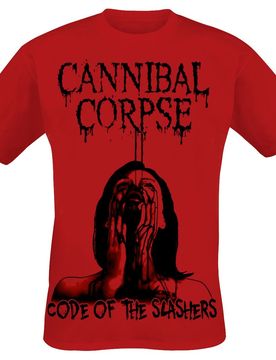 T-Shirt - Code Of Slashers - S bis XXL - für Männer - Größe XXL - rot - Lizenziertes Merchandise! - Männer - male