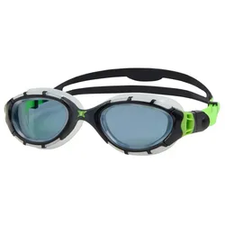 Predator Flex Swimming Goggles Black / Green / Tint Smoke Regular Men,Women