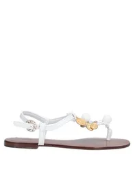 Dolce&Gabbana Sandalias de dedo Mujer Blanco 35,35.5,36,36.5,37,37.5 Mujer