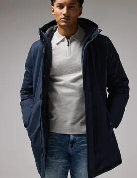 Street One Parka mit Kapuze male Blau - Street One MEN - FashionsVida