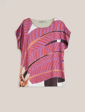 Camiseta de mujer estampada de manga corta - Trucco - FashionsVida