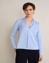 HOBBS V-Neck Top Blue female