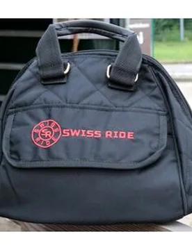 Helmtasche Deluxe schwarz/rot - Swiss Ride - FashionsVida