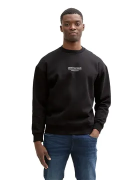 Sweat-shirt Relaxed Printed Black / Black 2XL