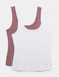 Pack Flexifit™ Modal Rich Vests Sugar Plum female
