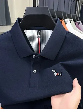 Men's Pure Cotton Short-Sleeved Breathable Casual T-Shirt for Summer Collared Fashion Fitness Golf Polo Shirt - Aliexpress - FashionsVida