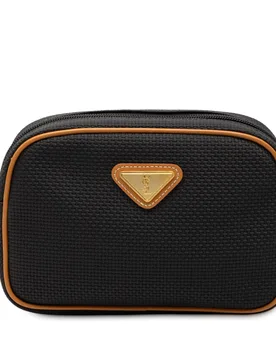 Coated Canvas Pouch - Saint Laurent - FashionsVida