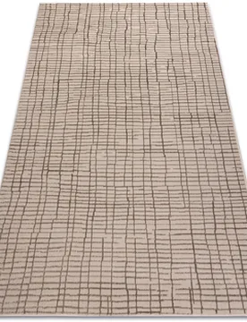 Teppiche Teppich Aura J1852a Beige - Linien, Strukturell, 80x150 Cm 80x150 Cm - RUGSX - FashionsVida