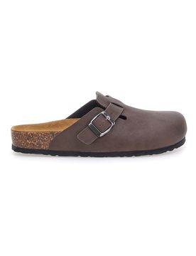 Sabot testa di moro sottopiede in vera pelle 32850 37