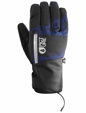 Atmungsaktive und wasserfeste Handschuhe Madson Gloves Retro Fusion Print für Herren Größe 10 Blau