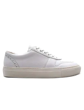 White Sneakers with Scallop Detail - Ulla Johnson - FashionsVida