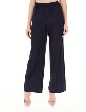 Pantalone lana vergine BLU SCURO 40