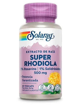 Solaray Super Rhodiola 60 Unités - Solaray - FashionsVida