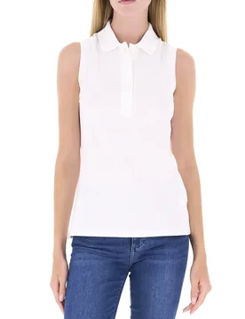 Lacoste Polo smanicata BIANCO 36 - Lacoste - FashionsVida