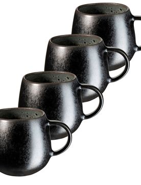 Kaffeebecher-Set, Steinzeug Carellia