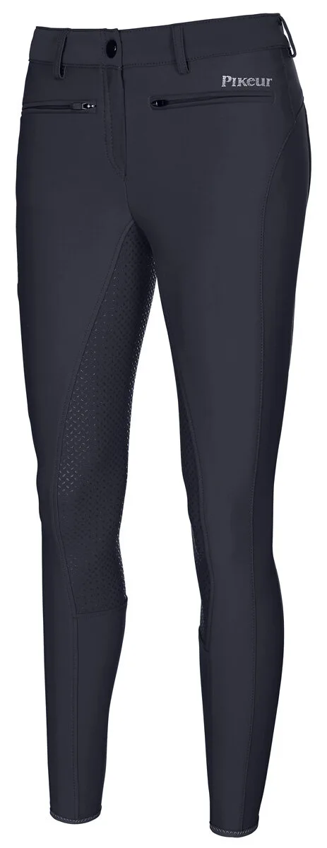 Damen Reithose Tessa Softshell Grip, dark shadow 34 - Pikeur - FashionsVida