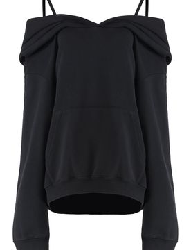 Women's Cotton Hoodie with Adjustable Straps