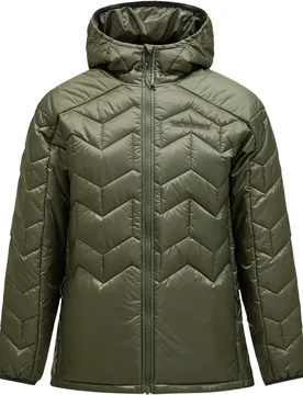 Doudoune légère et polyvalente - M Elevate Liner Hood Pine Needle - Taille M - Kaki - Peak Performance - FashionsVida