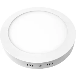 Downlight LED superficie redondo 18 W 1600 lm BCO