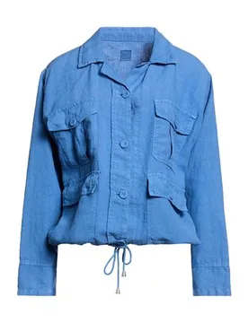 Chaqueta y cazadora Mujer Azul 38,40 Mujer - 120% Lino - FashionsVida