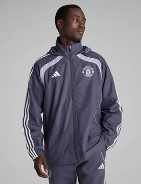 Manchester United x 25/26 Urban Purist Wind Breaker Purple XS - Adidas - FashionsVida