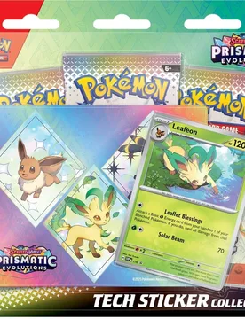 Pokemon SV Prismatic Evolutions Tech Sticker Collection - Leafeon - Pokémon - FashionsVida