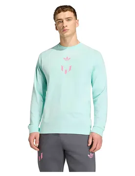 T-shirt à Manches Longues Messi Semi Flash Aqua L