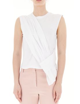 T-shirt con inserto BIANCO L