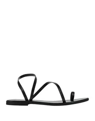 Sandalias de dedo Mujer Negro 37 Mujer