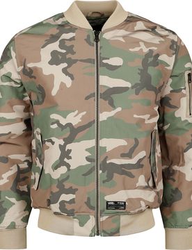 Camouflage/Flecktarn Bomberjacke - Copley Bomber Jacket VINTAGE CAMO - M bis XXL - für Männer - Größe L - camouflage - Männer - male