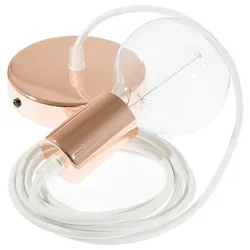 Cables Suspension Luminaire Rm01 1 M Diy White / Copper One Size