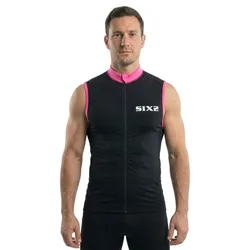 Maglia Senza Maniche Stripes Black / Pink