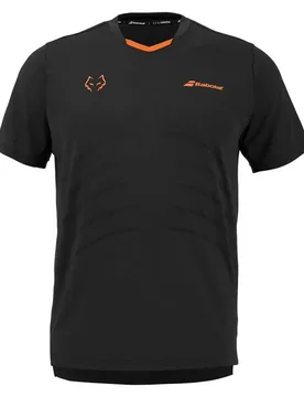 Replica Lebron Short Sleeve T-shirt Black / Black L - Babolat - FashionsVida