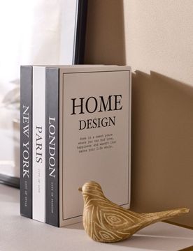 Libri decorativi in cartone - bianco