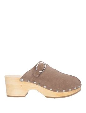 Mules & Clogs Damen Maulwurfsgrau 37 Damen