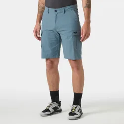 Men's Quick-Dry Cargo Shorts 11 - Washed Navy Blue - Male
