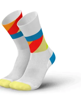 ULTRALIGHT STRIDES LAUFSOCKEN Unisex White Blue Inferno 39-42 - INCYLENCE - FashionsVida