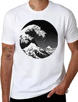 The Dark Wave - Circular T-Shirt funny t shirts cotton man graphic t shirt T-Shirt - Aliexpress - FashionsVida