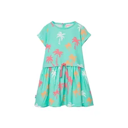 Boboli Vestito A Maniche Corte 33303 Palm Tree Print 8 Anni