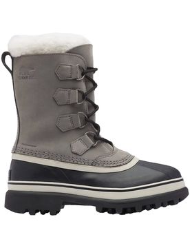 Après-skis chauds et imperméables Caribou™ Wp W Shale Stone für Damen aus Leder Größe 38 Grau