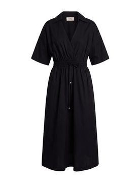 Midi-Kleid Damen Schwarz 32,34,36 Damen