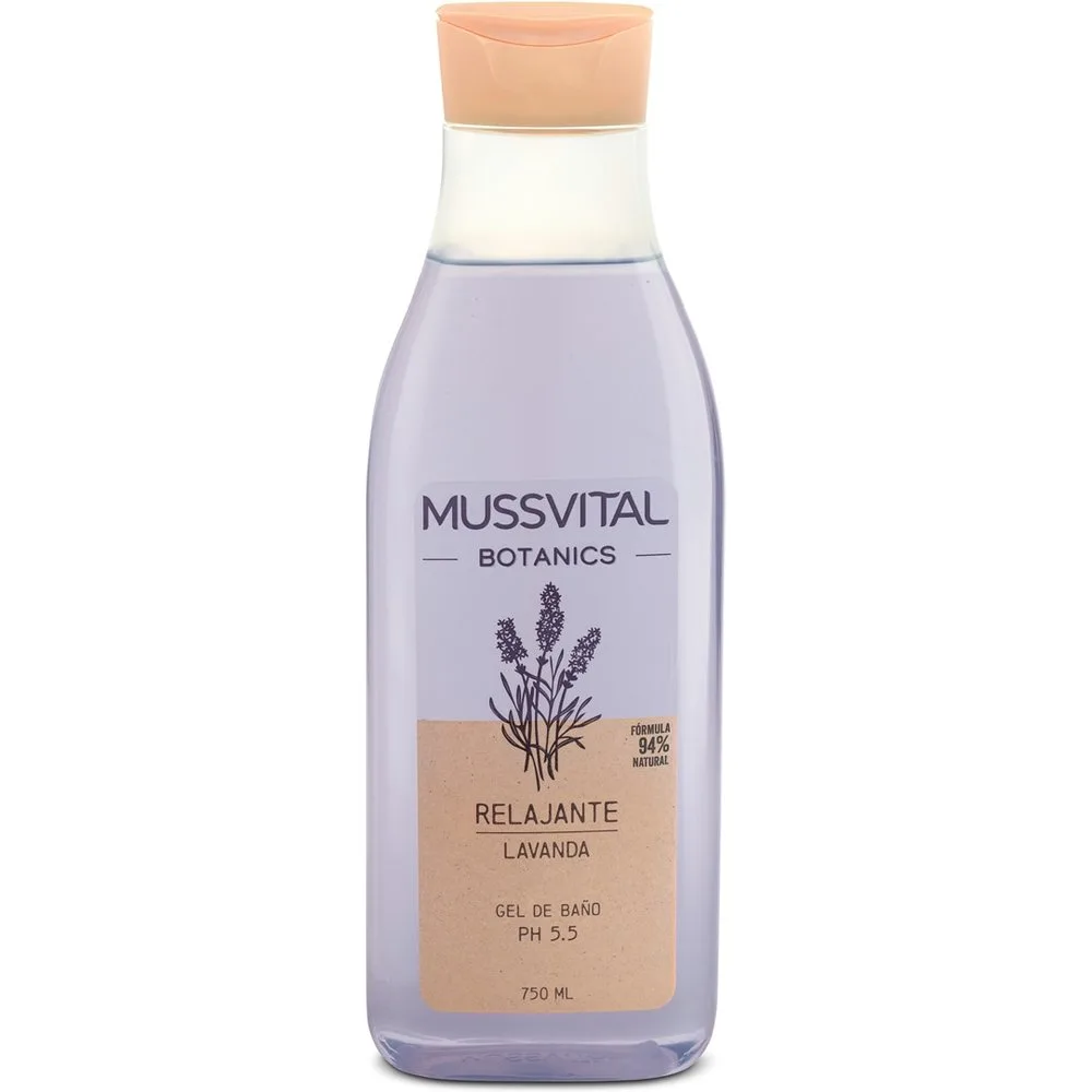 Gel de Baño Lavanda 750 ml Botanics - Mussvital - FashionsVida