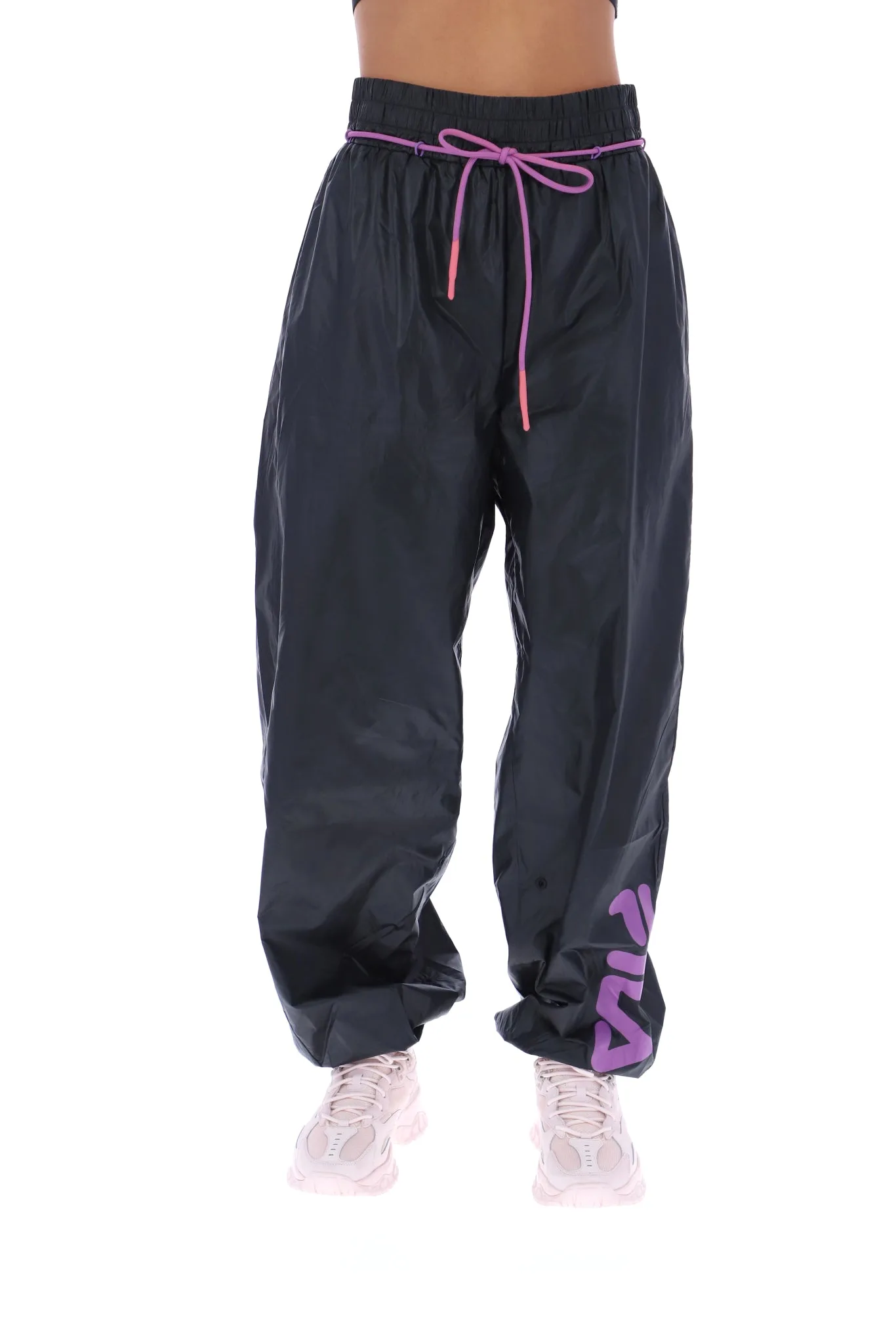 Abia Parachute Track Pants - XS - FILA - FashionsVida