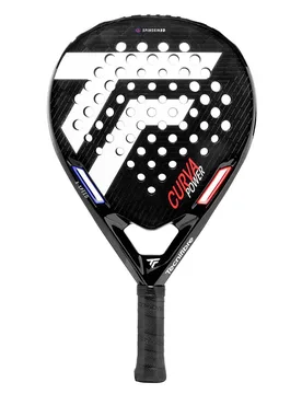 Curva Power Padel Racket Black 360 gr - Tecnifibre - FashionsVida