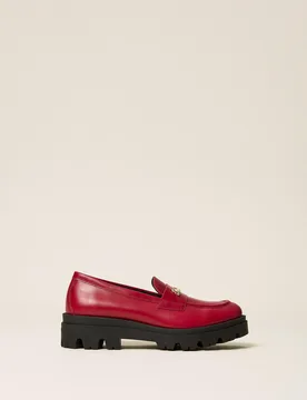 Twinset Mocassins en cuir - TWINSET - FashionsVida