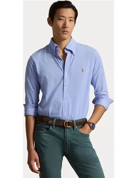 Camisa de hombre de Oxford Regular Fit - Polo Ralph Lauren - FashionsVida