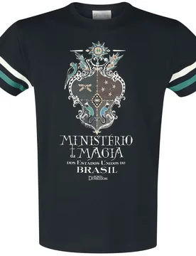 T-Shirt - 3 - Ministerio Da Magia - S - für Männer - Größe S - schwarz - EMP exklusives Merchandise! - Männer - male - Phantastische Tierwesen - FashionsVida